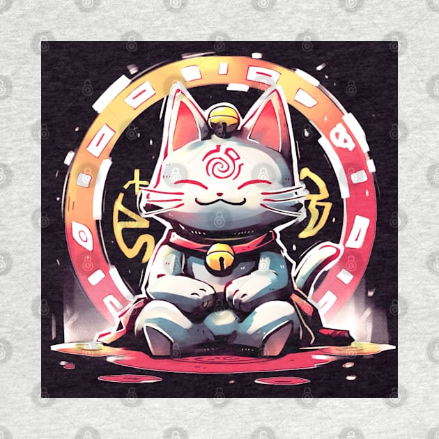 Coin Lucky Fairy Cat by 2088DesignLab